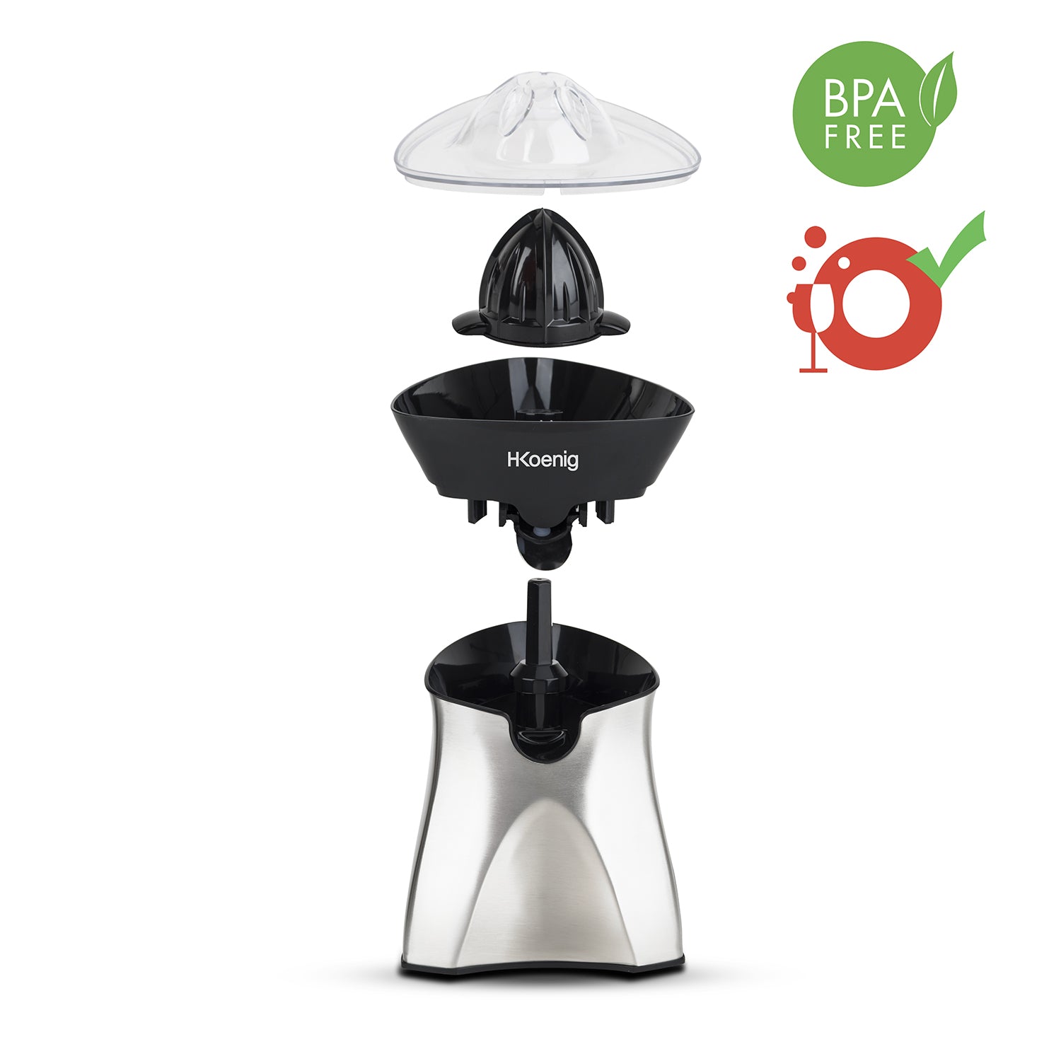 H.KOENIG AGR60 Presse-agrumes Electrique - Inox