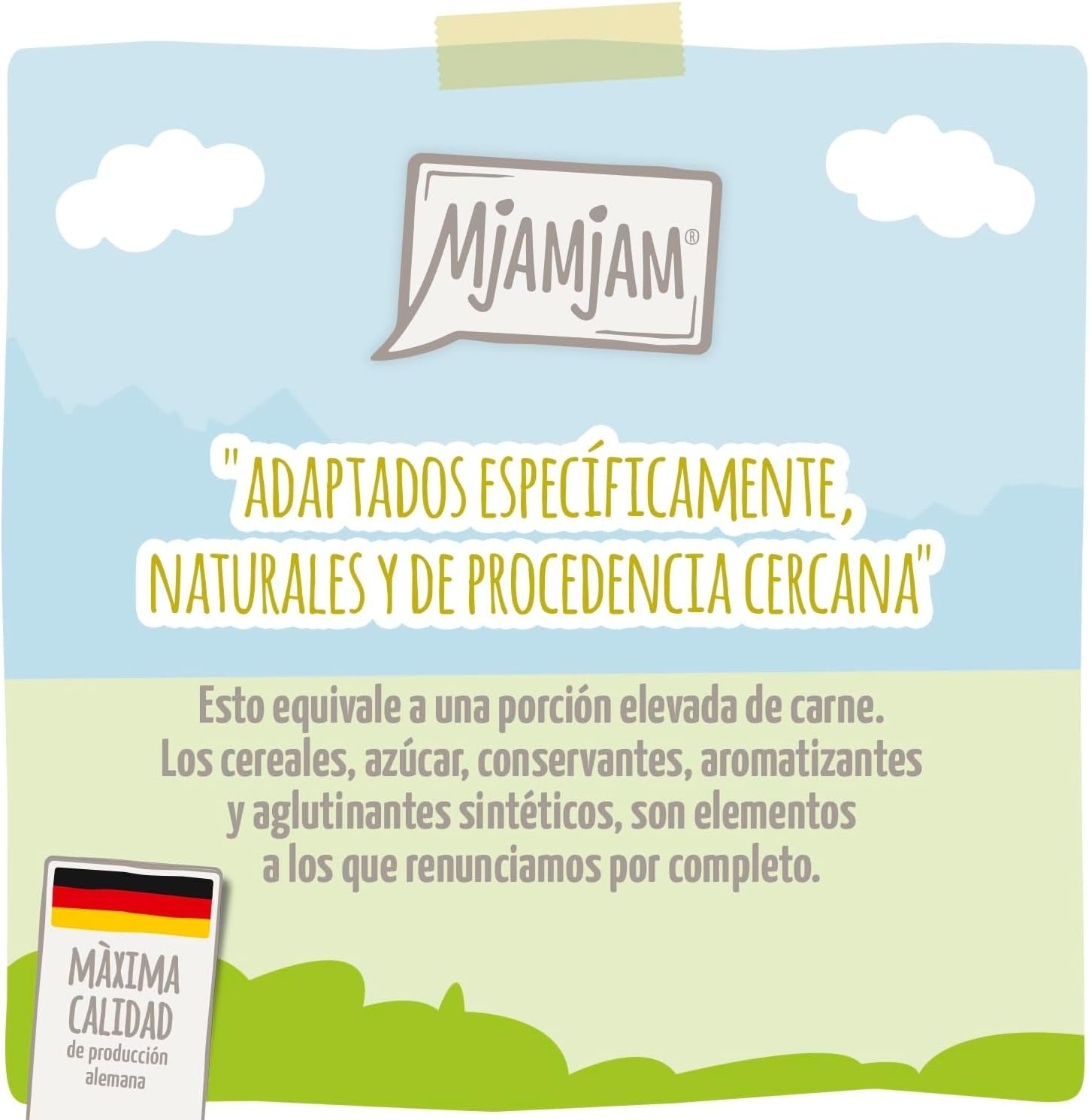 [Peut être servi frais pour l'été] MjAMJAM Duo Quetschie Nourriture humide pour chat canard dinde citrouille - 300 g x 6
