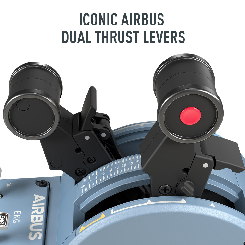 Thrustmaster TCA officer pack joystick et manette - édition Airbus pour PC