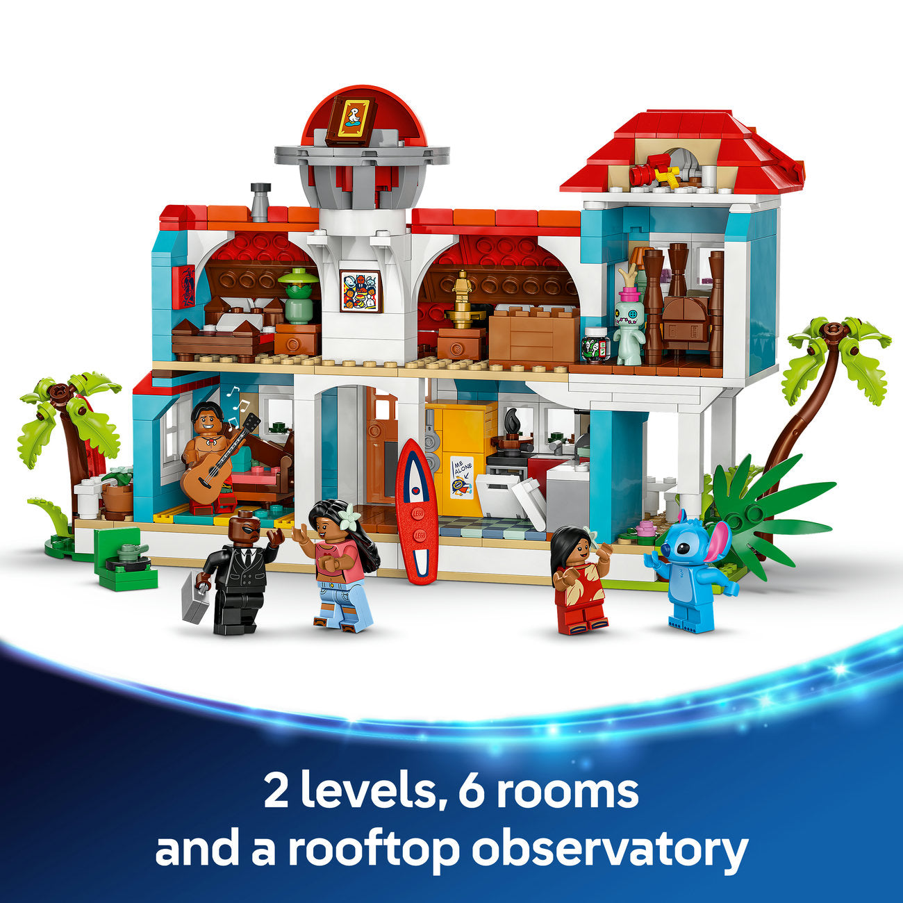LEGO Disney Classic 43268 Lilo et Stitch Maison de la plage Pack de 834
