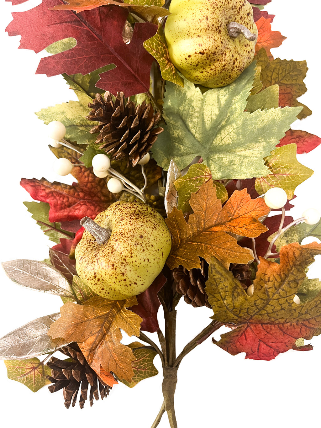 Daisy Darcy 70 cm Guirlande Citrouille d'Automne Matériau Naturel : Pomme de Pin