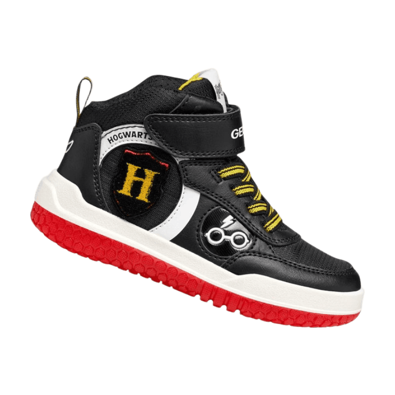 GEOX Buzzerlight Junior Sneaker Garçon Noir/Rouge (Harry Potter)