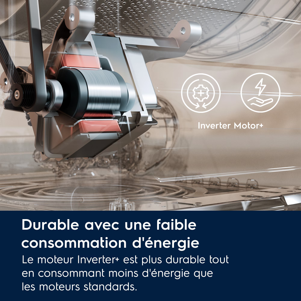 Electrolux EW6FI4805AW Lave-Linge frontal 8 kg avec hygiène vapeur, SensiCare et 1400 tr/min - Blanc