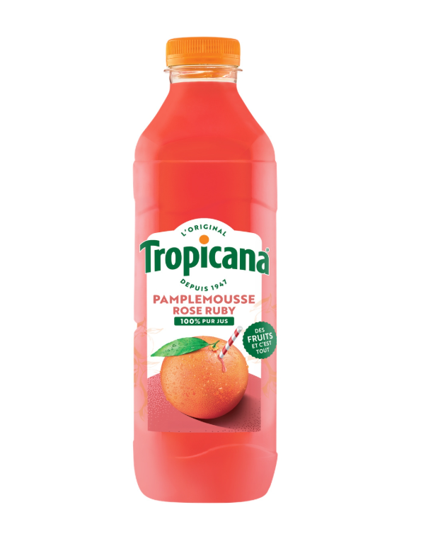 TROPICANA Jus pamplemousse Rose 1L