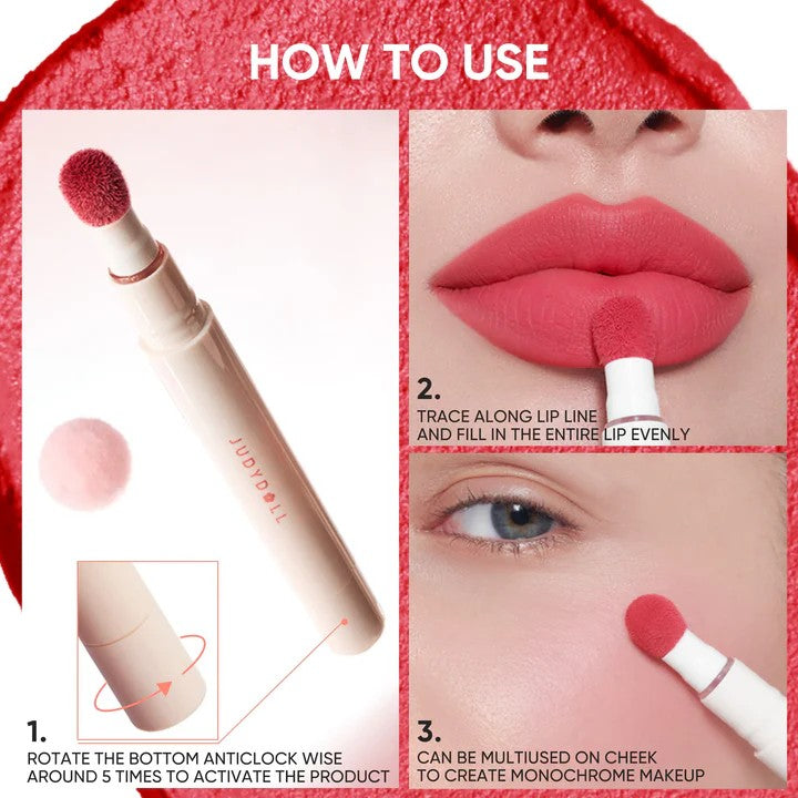 Judydoll Crème à lèvres cushion mate fixante N05