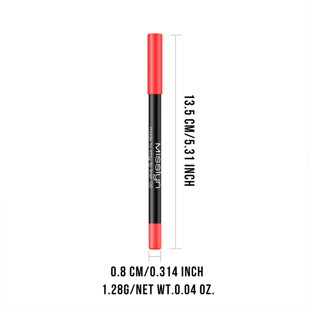 Misslyn Crayon contour des lèvres Tenue longue durée 02