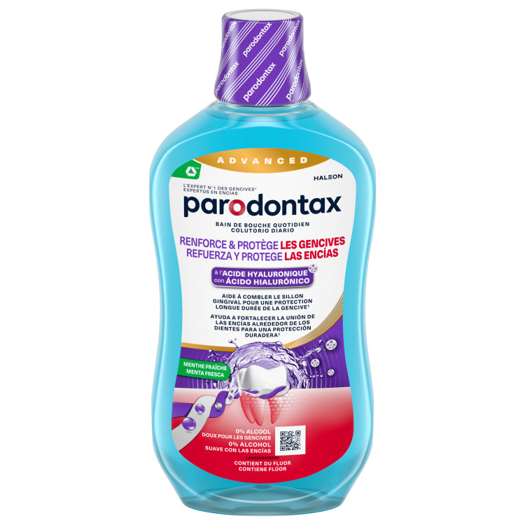 PARODONTAX Bain de Bouche Renforce & Protège Menthe Fraîche - 500ml