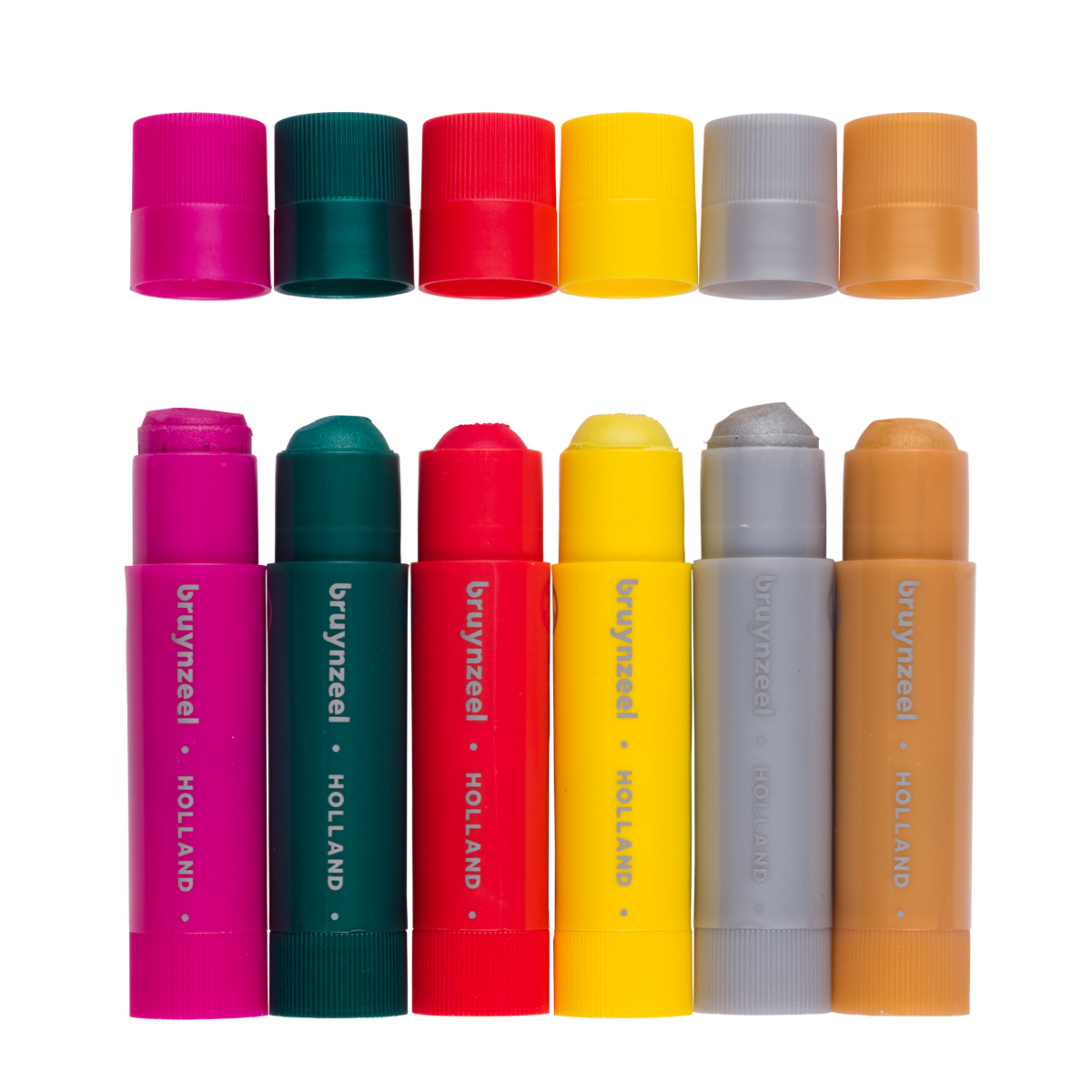 Bruynzeel Set de bâtons de gouache métallisée | 6 couleurs