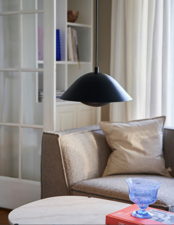 Suspension FREYA 35 métal noir IP20 E27 - Nordlux, Intérieur
