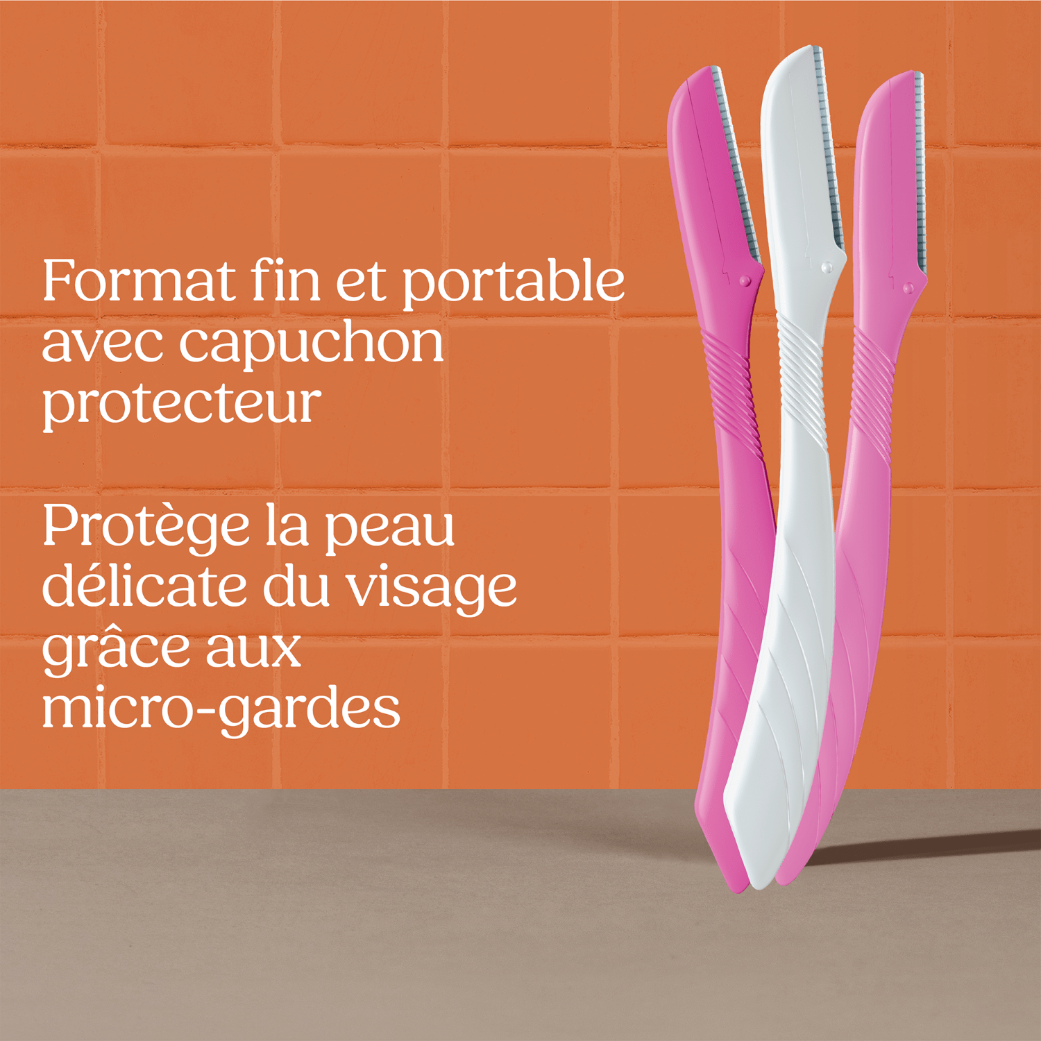 WILKINSON SWORD Intuition - Outil Dermaplaning Eyebrow Shaper - 3 Accessoires et 1 Embout