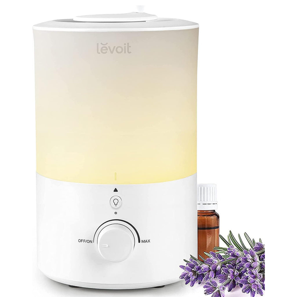 LEVOIT D302 Dual 150 Humidificateur d’air à ultrasons à brume froide Blanc
