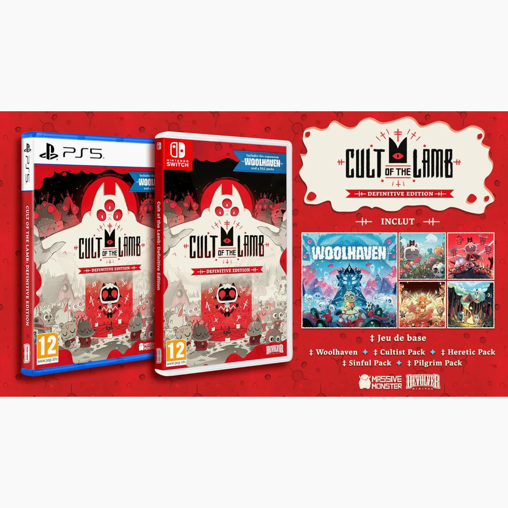 Cult of the Lamb - Definitive Edition - PS5 - Version Française