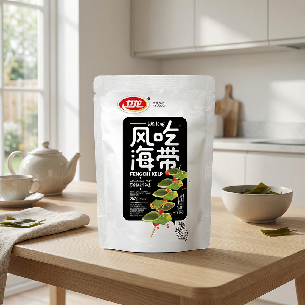 Wei Long algues à grignoter 252 g (contient 28 sachets)