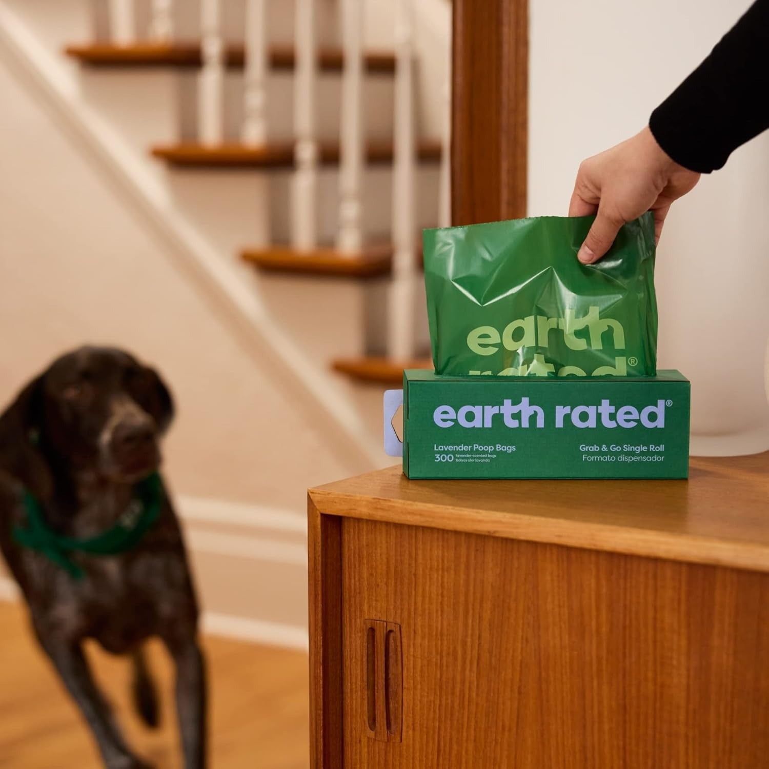 Earth Rated Sacs à déjections canines à l'odeur de lavande - 300 pièces