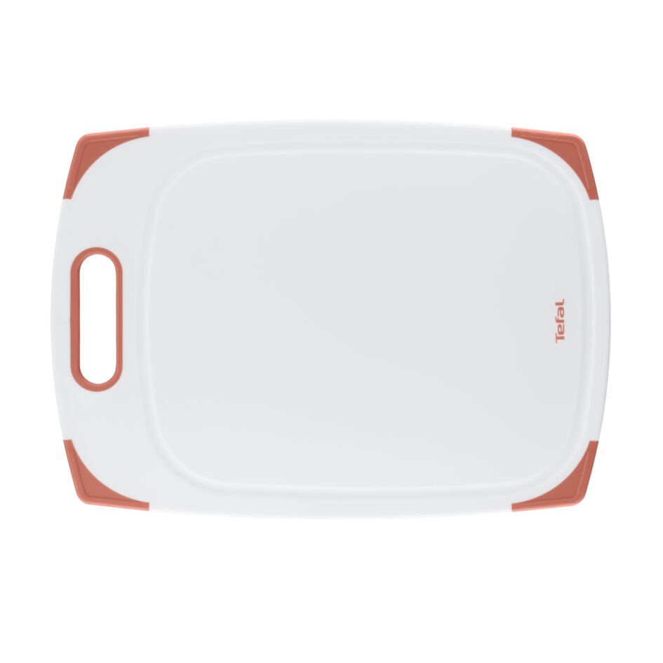 Tefal Fresh Kitchen, planche à découper en plastique durable, antidérapante, avec poignée