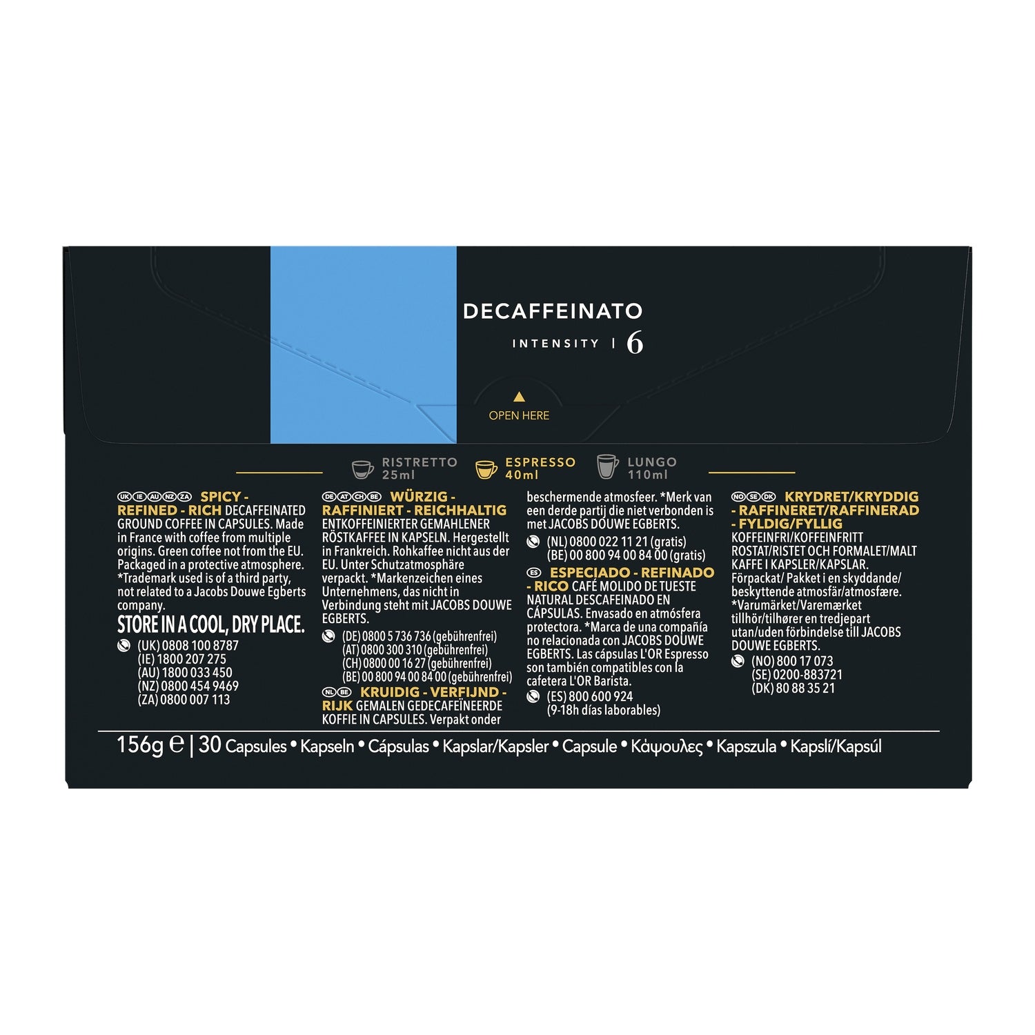 L'OR Espresso DécaFéiné 30 capsules