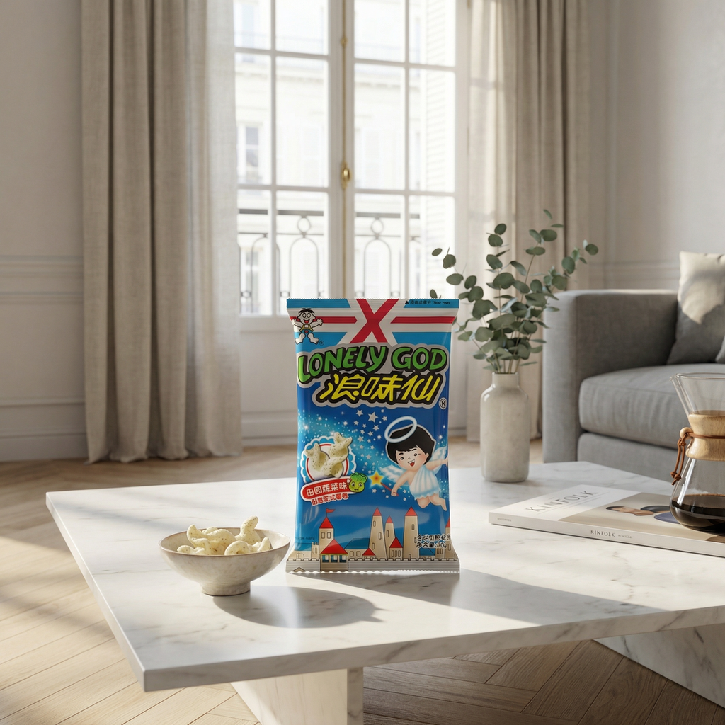 WANT WANT Chips de pommes de terre créatives en forme de fleur 42 g