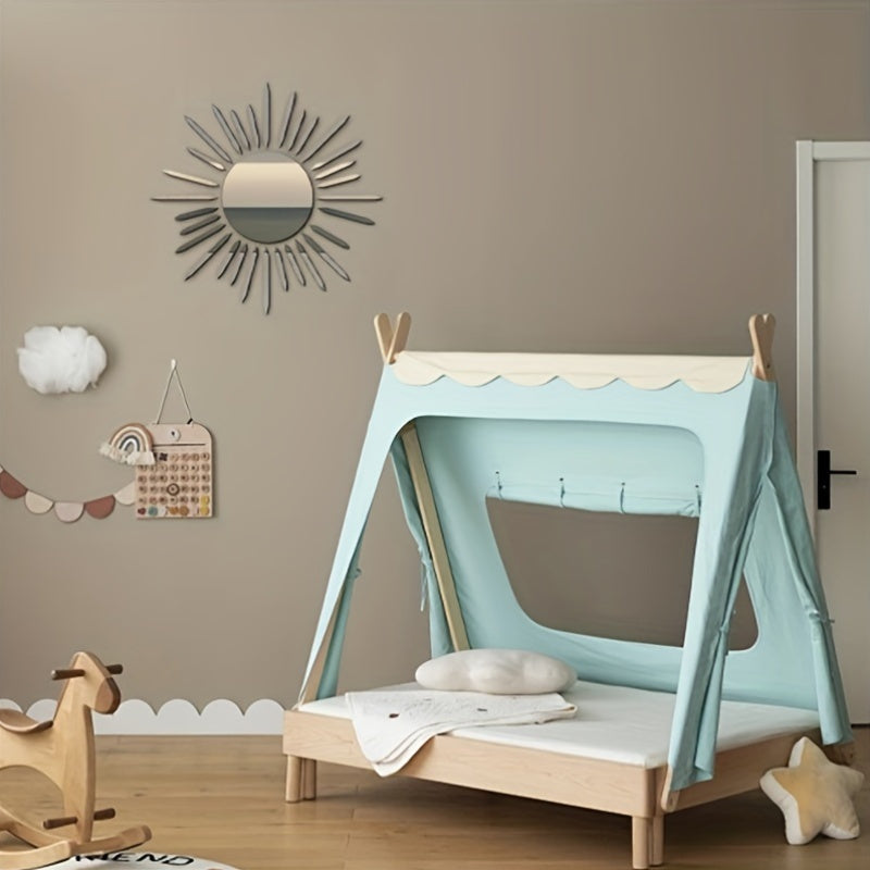 WhereHike Lot de 37 autocollants miroir en PVC Motif lever de soleil et lignes métalliques minimalistes Argent