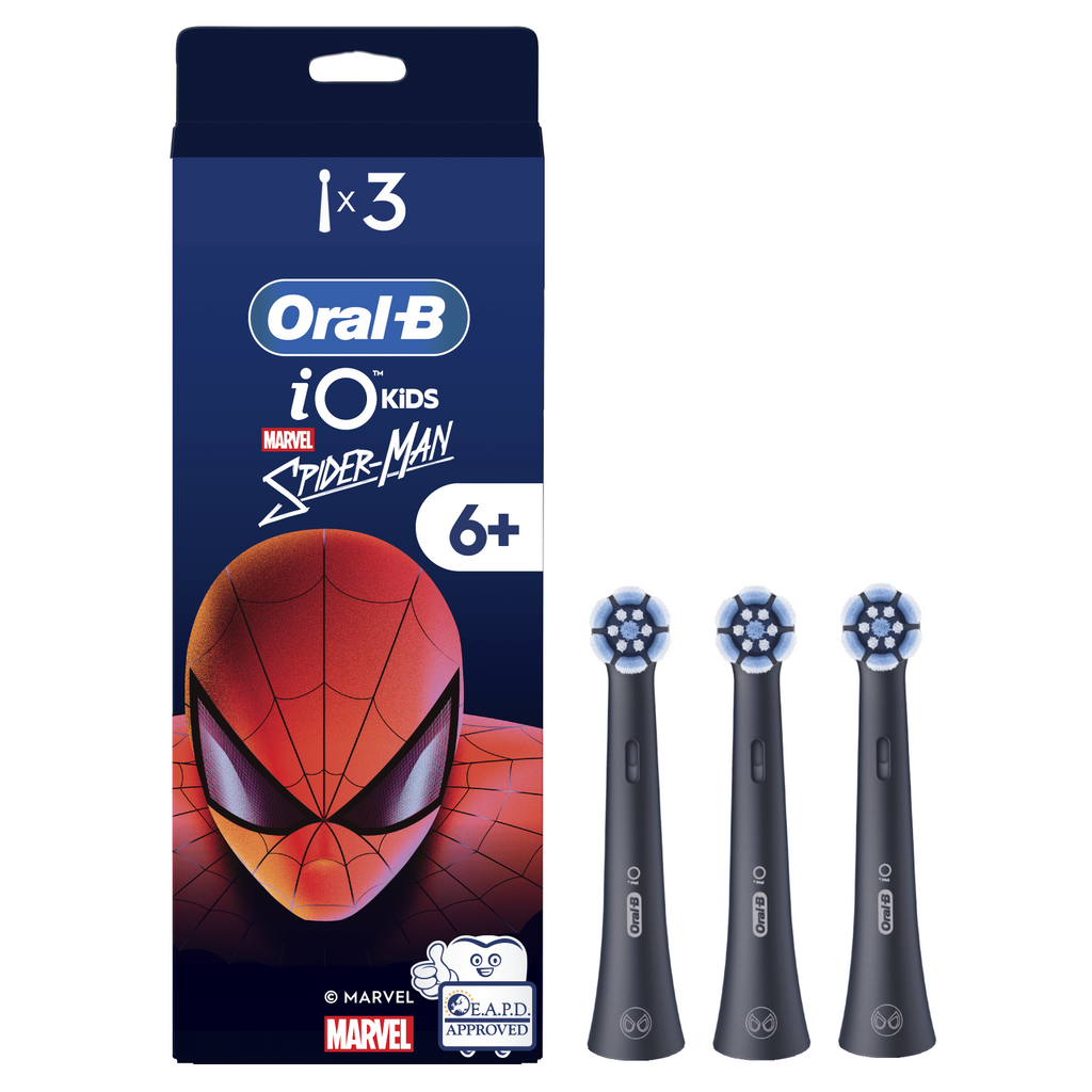 Oral-B iO Enfants 6 ans et plus Spider-Man Brossettes pour brosse à dents électrique x3