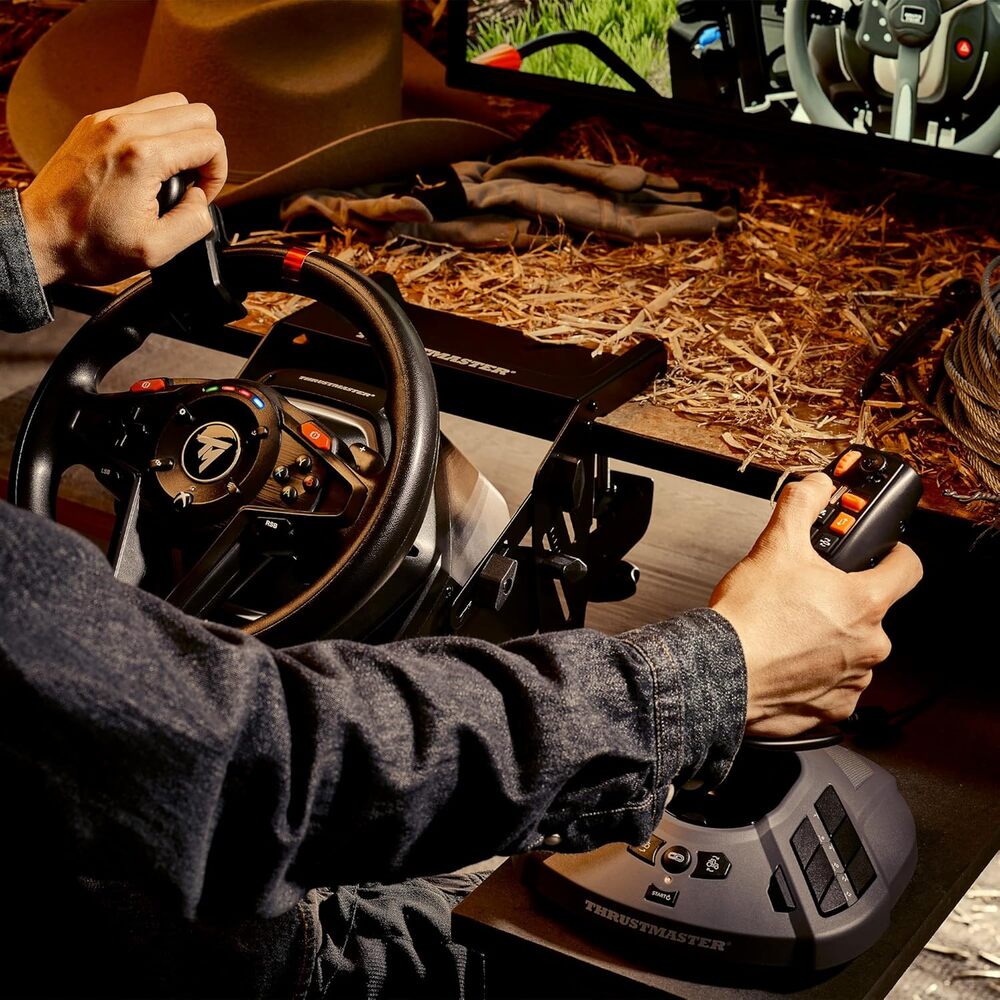 Thrustmaster SimTask FarmStick, joystick ambidextre pour PC de simulation agricole