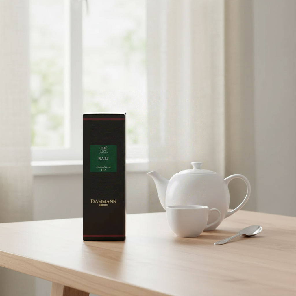 DAMMANN FRERES Thé vert parfumé BALI - 24 sachets/48 g