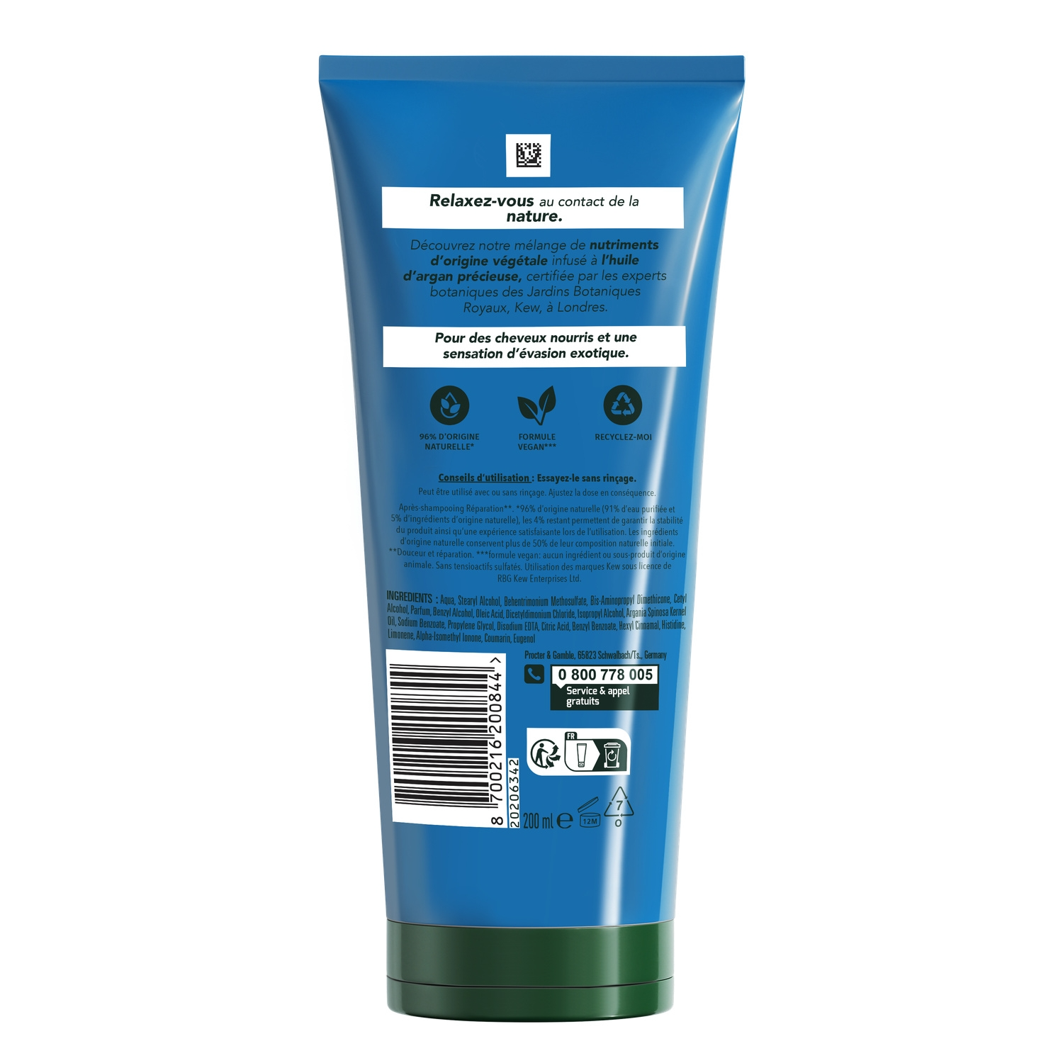 Herbal Essences Après-shampooing Huile d'argan 200 ml