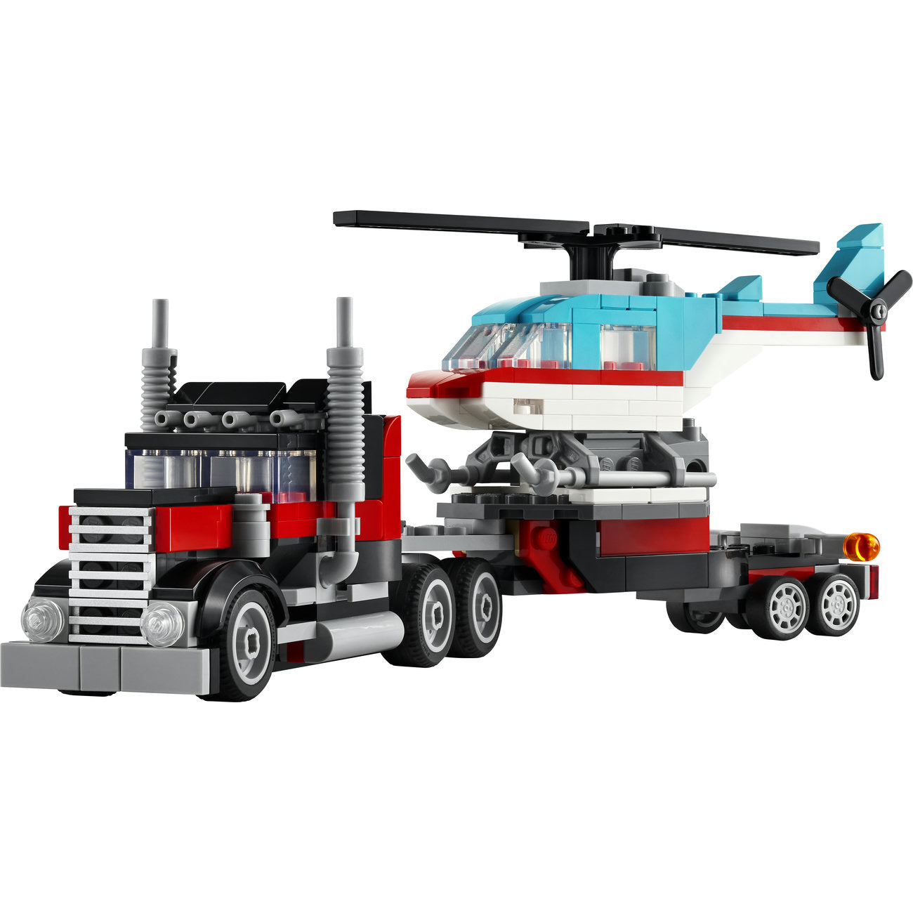 LEGO Creator 31146 Le camion remorque avec hélicoptère