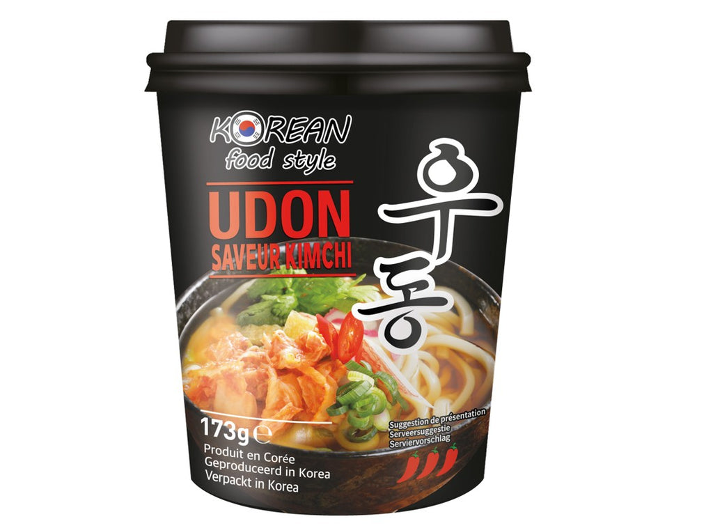 Korean Food Style Nouilles instantanées udon saveur Kimchi - 173 g