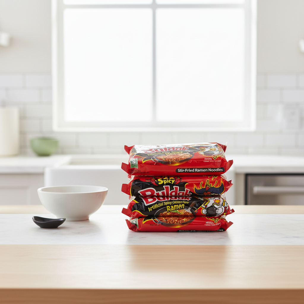 Samyang Buldak Nouilles instantanées saveur poulet épicé original - 40 x 140 g