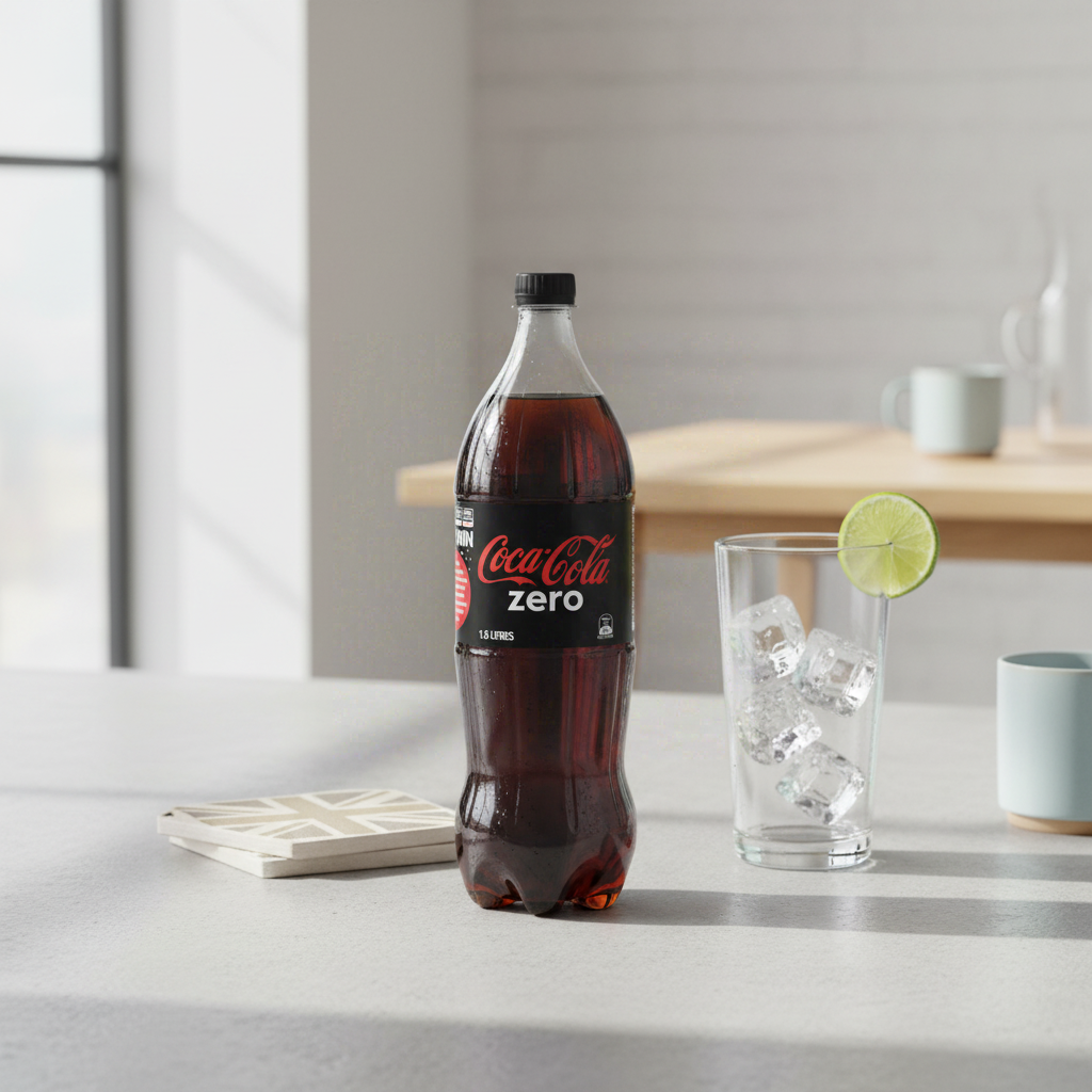 Coca-Cola Soda au cola goût original zéro 1,5 L