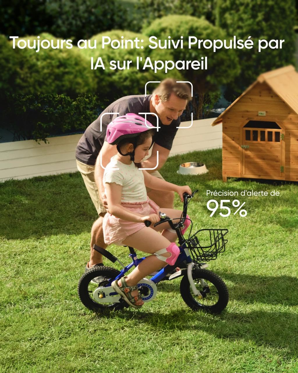 eufy SoloCamS340 Caméra de surveillance solaire sans fil WiFi pour l’extérieur, 360°, 3K, sans angle mort, Wi-Fi 2,4 GHz, pas de frais mensuels, compatible HomeBase 3