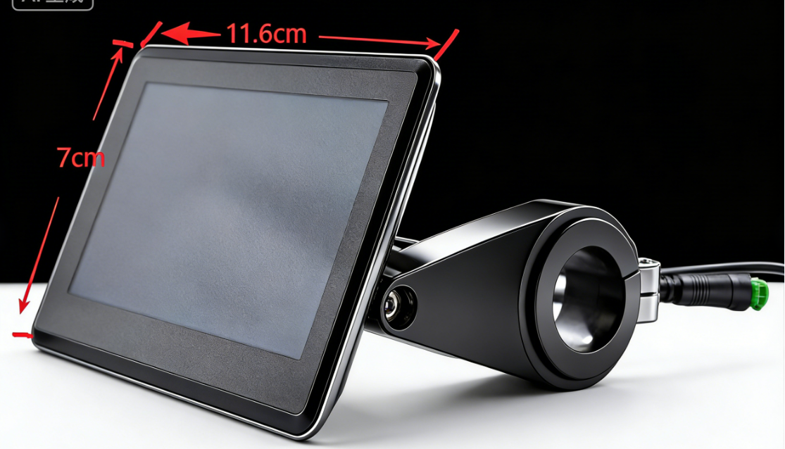 Tableau de bord TFT universel pour moto – Cluster d'instruments numérique avec compteur de vitesse LCD pour moto et scooter