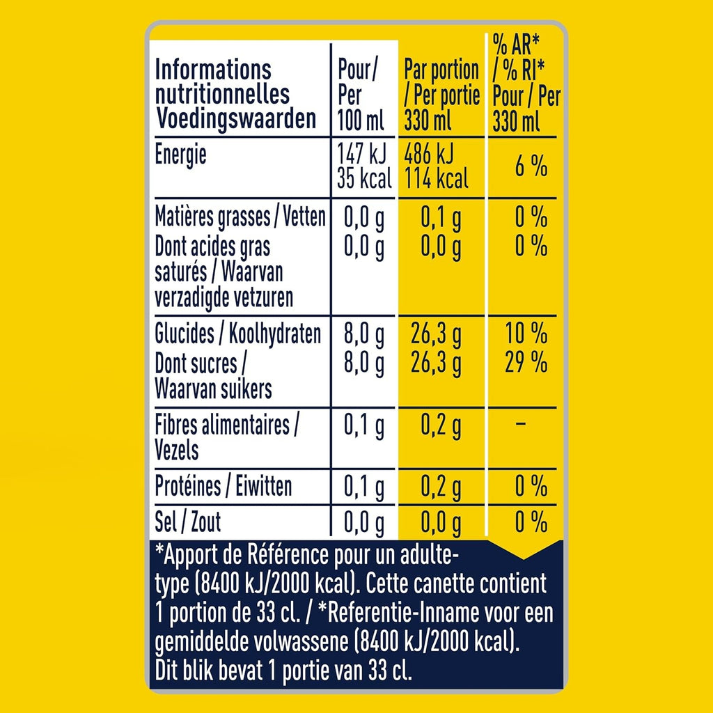 SAN PELLEGRINO Limonata - Pack de 24 canettes - 33 cl