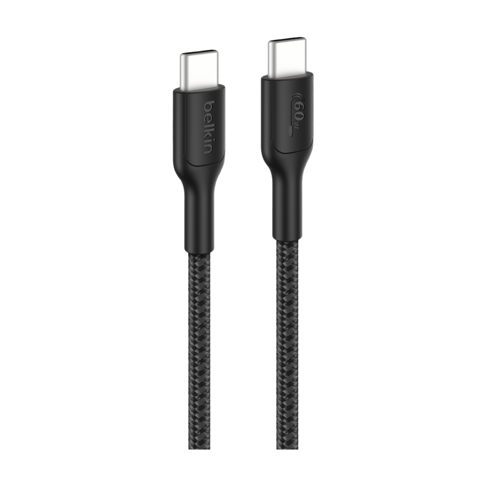 Belkin Gaming câble tressé USB-C vers USB-C 60 W - 2 m