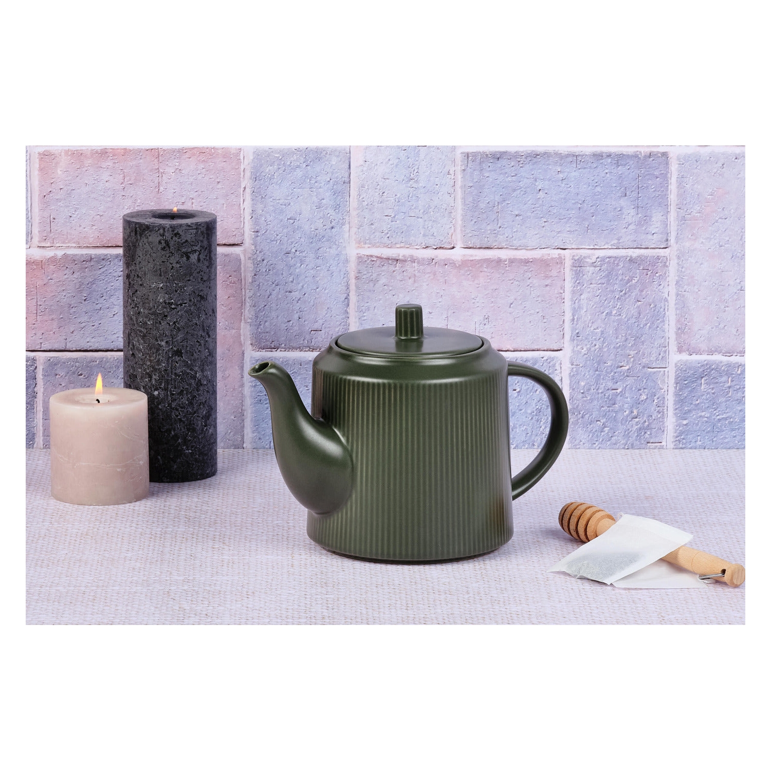 BJÖRN SCANDI Théière olive - 1,3 L