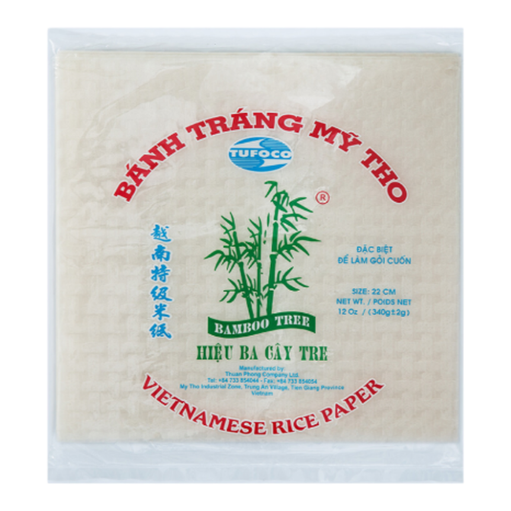 BAMBOO TREE Galette de riz carrée 22 cm - 340 g