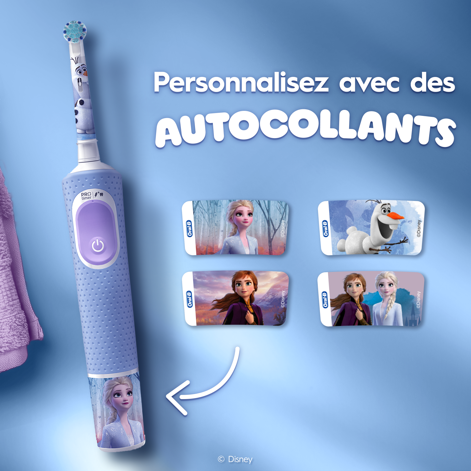 Oral-B Brosse à dents électrique Pro Kids Frozen