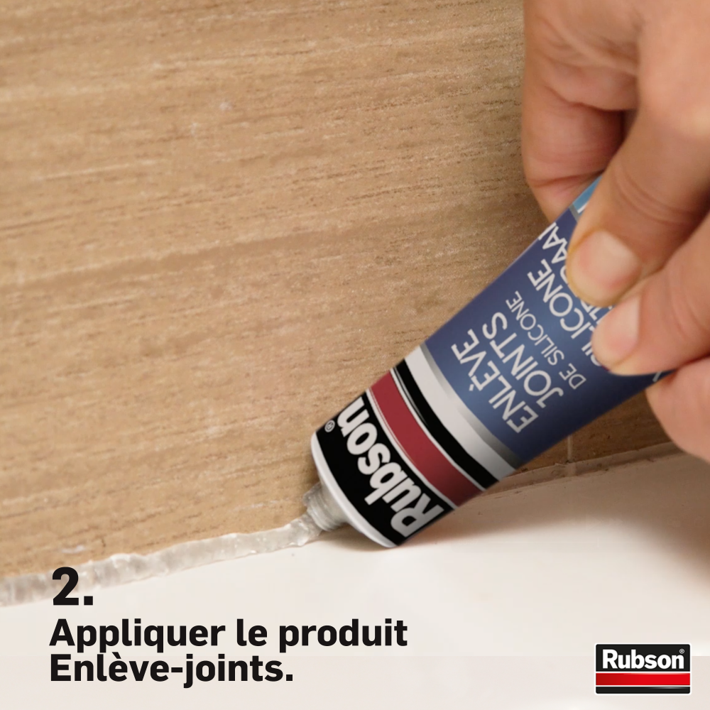 Henkel Rubson – Gel Enlève Joints Silicone (tube de 80 ml) – Gel décapant pour retirer les joints de silicone – Dissolvant pour ramollir l'ancien joint et faciliter son élimination