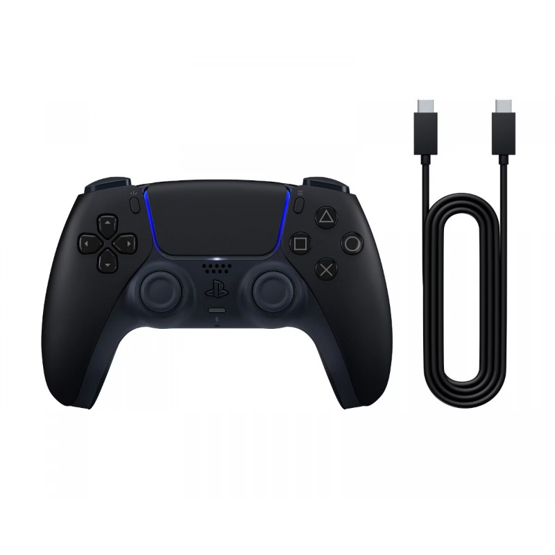 Sony Manette sans fil DualSense + Câble USB pour PC - Noir Minuit