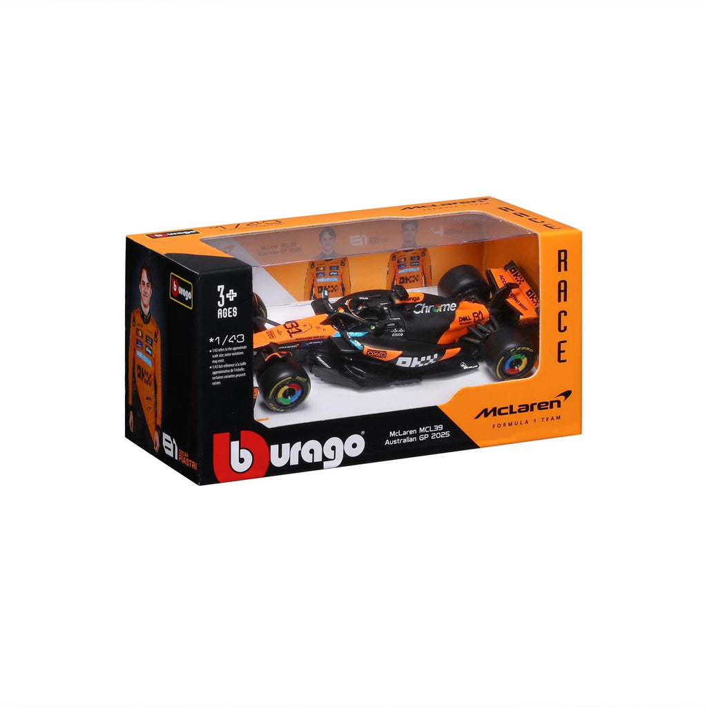 1/43 Bburago Formule 1 McLaren MCL39 GP d'Australie #Piastri