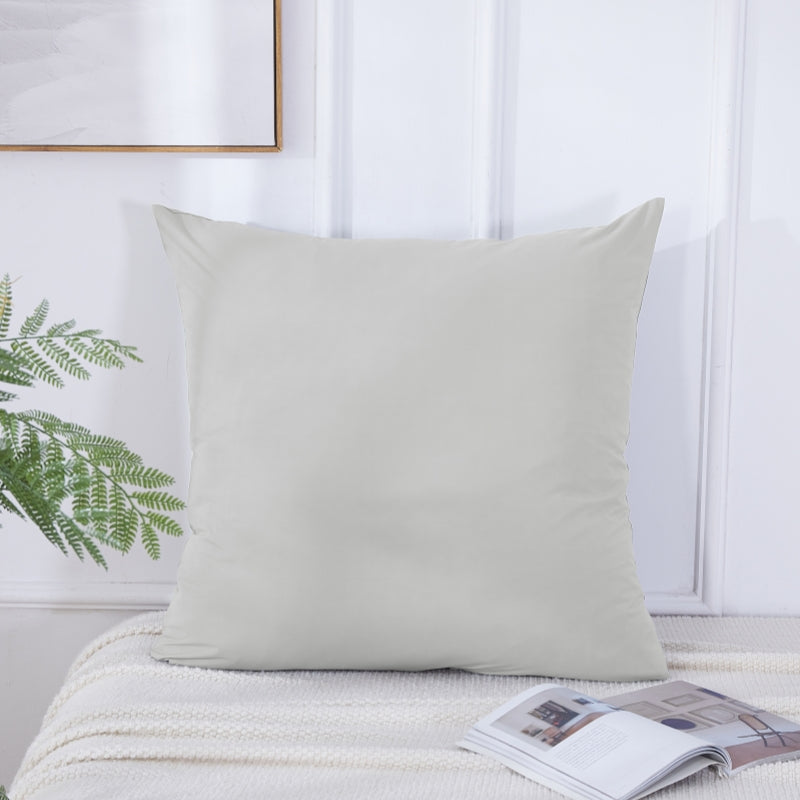 MEROPE, Taie d'oreiller en nylon/élasthanne effet frais, 80x80 cm, gris clair, 1 pack