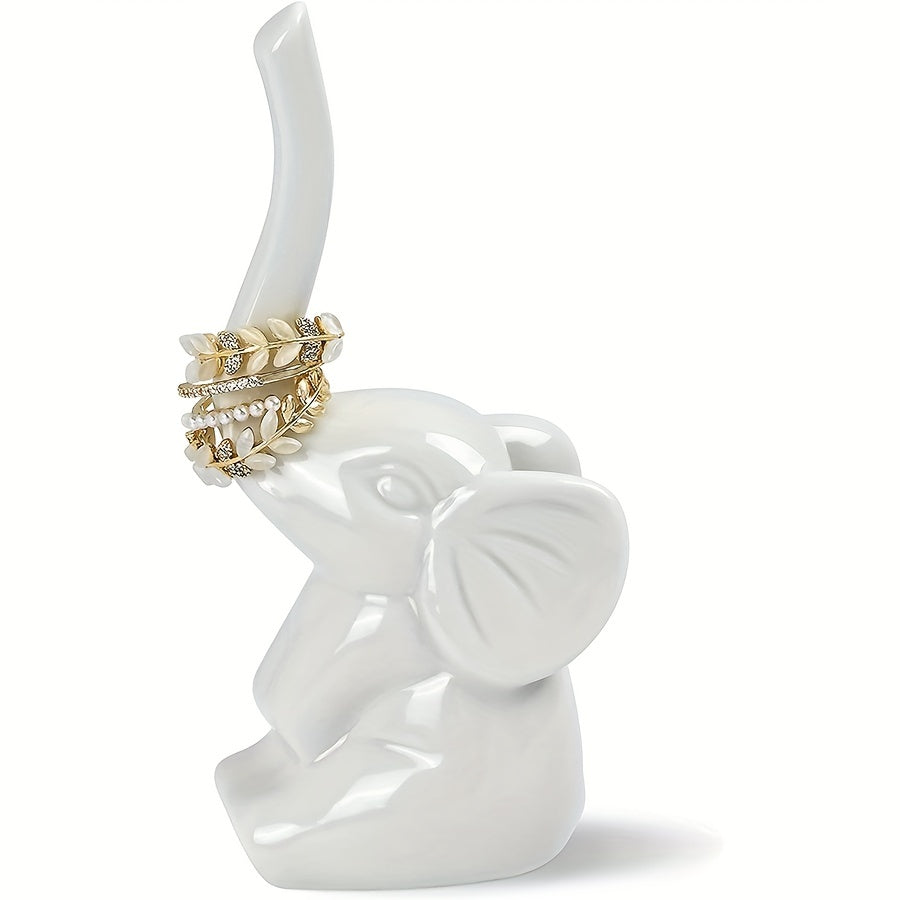 YumiPLUS Porte-bague en forme d'éléphant blanc, 1 pièce