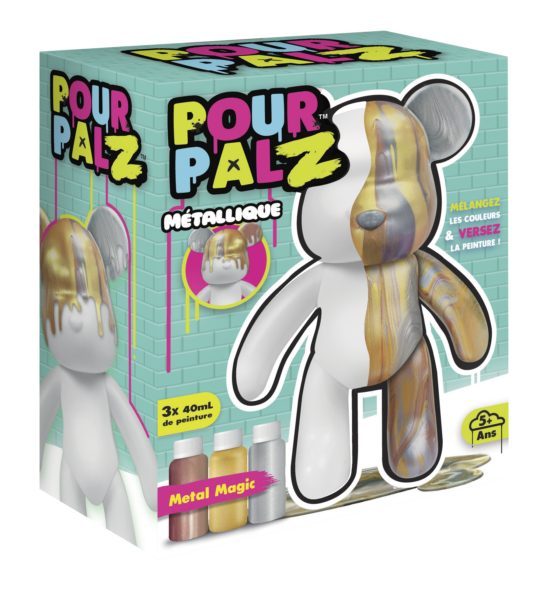 Pour palz figurine metal