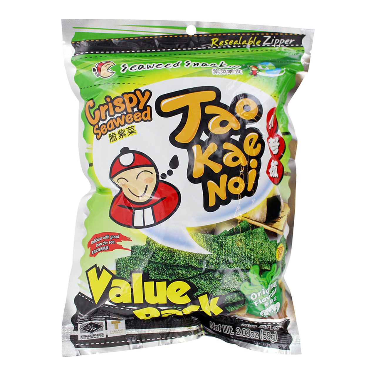 Taokaenoi Tom Yum Algues croustillantes Original 59 g