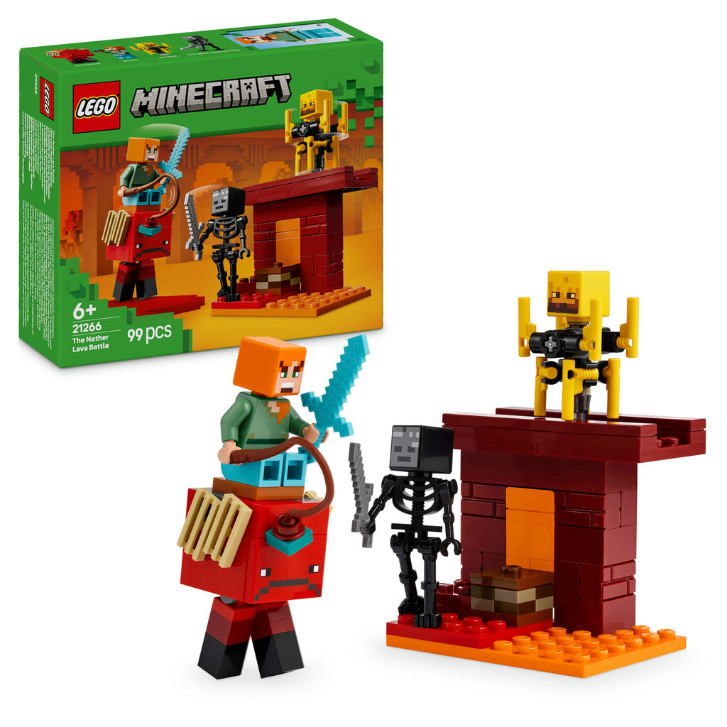 LEGO Minecraft 21266 La bataille de la lave du Nether