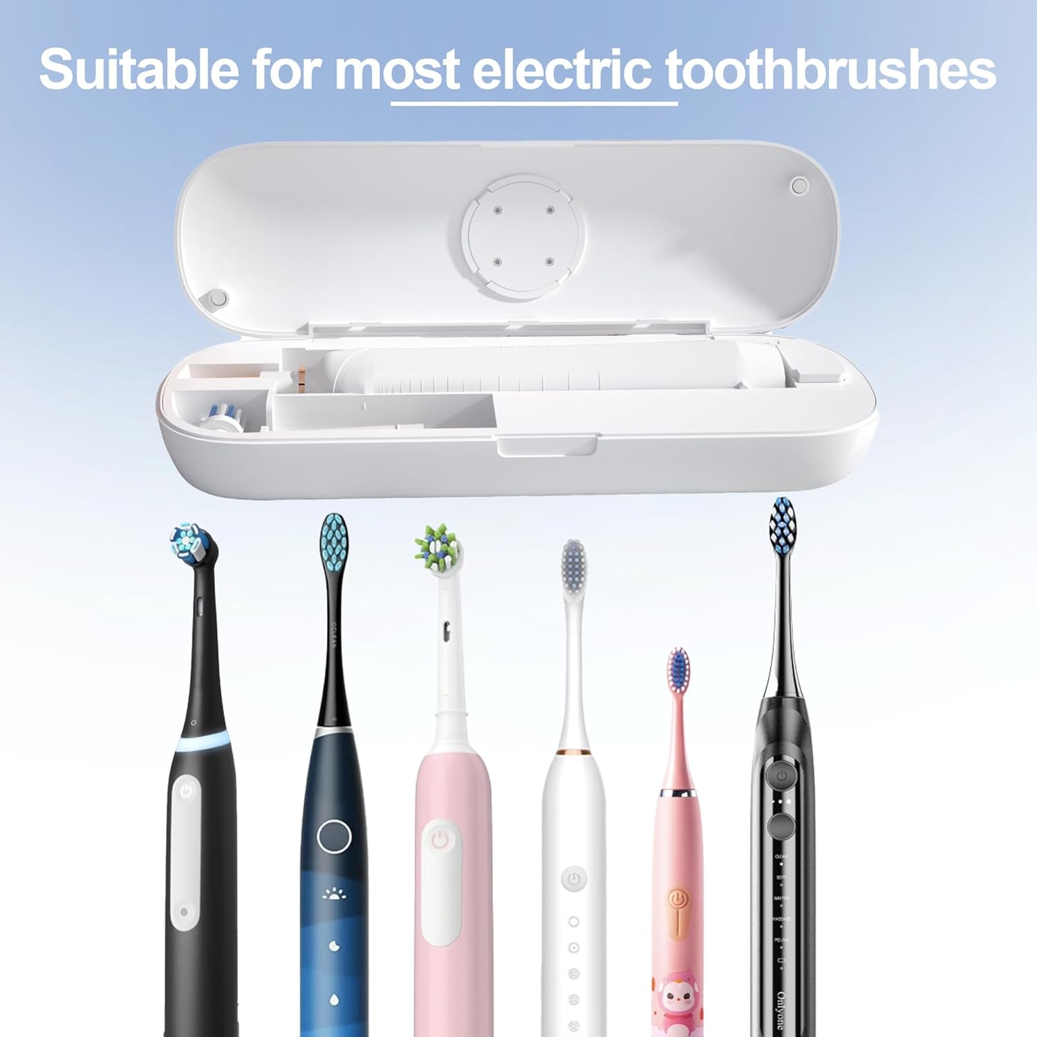 iHave Stérilisateur de brosse à dents F3 avec porte-brosse à dents