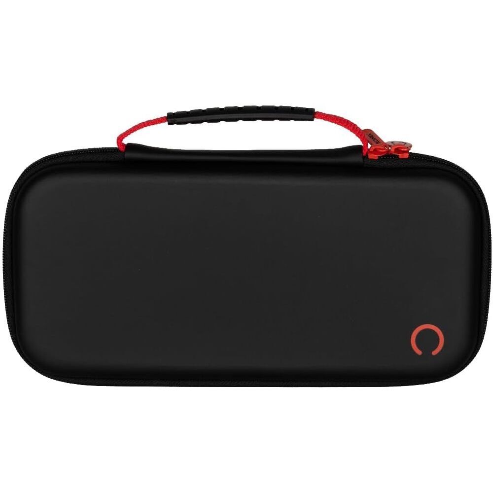 Konix Housse de protection et transport Carry Bag console Nintendo Switch 2 - Filet rangement accessoires - 8 compartiments jeux - Noir