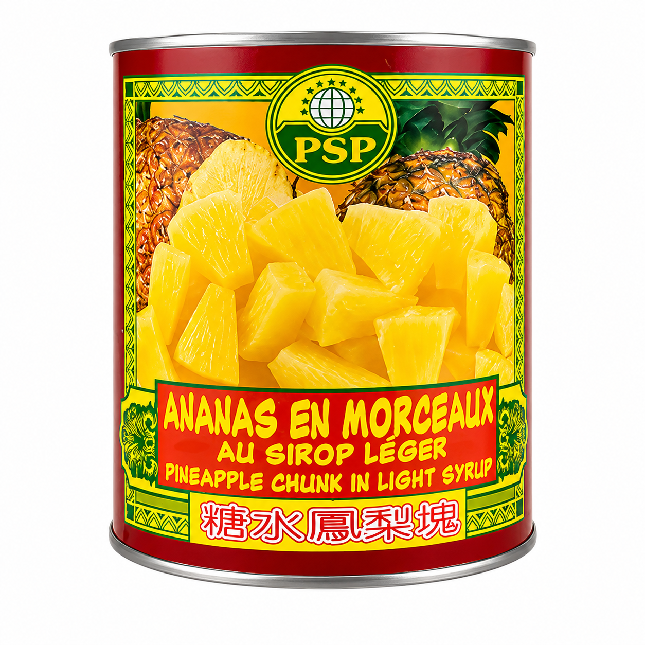 PSP Ananas morceaux en sirop 3kg