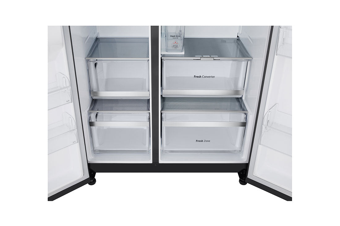 LG GSXE81EVBD Réfrigérateur américain avec Door-In-Door™ Classe D noir - 628 L
