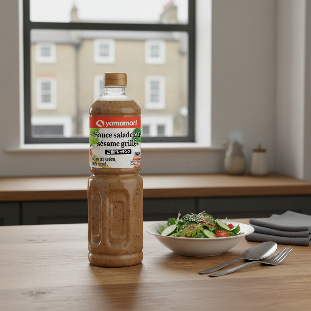 Yamamori Sauce Pour Salade Au Sésame Grillé - 1L